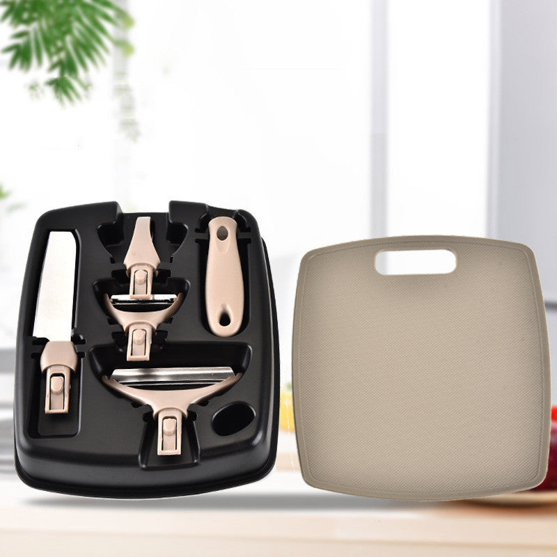 3-Piece Kitchen Cutter Set with Chopping Board, Fruit Knife & Peeler | Everyday Home Deal