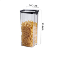 Transparent Grain Storage Box with Lid | Rice Cereal Food Container | Everyday Home Deal
