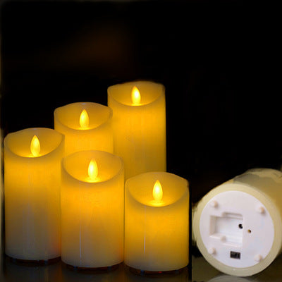 Real Wax Flameless Candles — 3-Piece Set