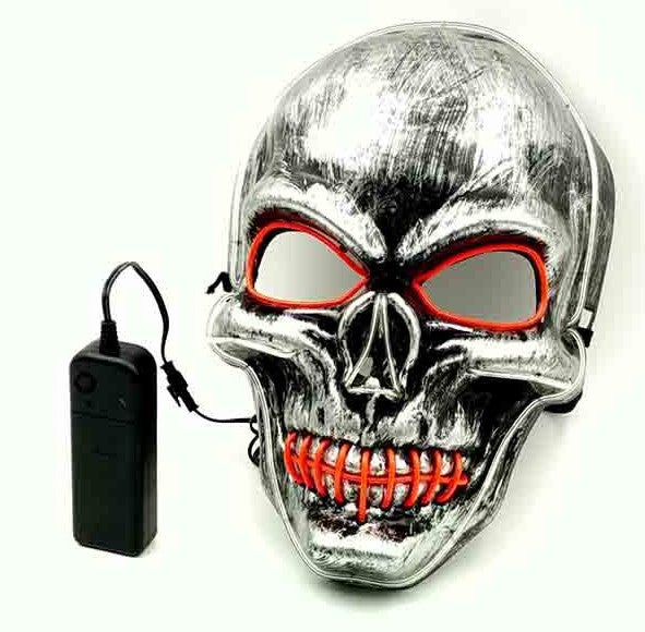 Halloween Led Glowing Full Face Mask | Everyday Home Deal