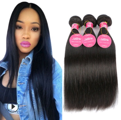 Real Human Hair Straight Wave Hair Curtain Extension - Premium Beauty Deal | Everyday Home Deal