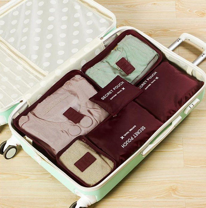 Durable Waterproof Nylon Packing Cube Travel Organizer Bag | Everyday Home Deal