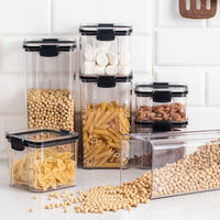 Transparent Grain Storage Box with Lid | Rice Cereal Food Container | Everyday Home Deal
