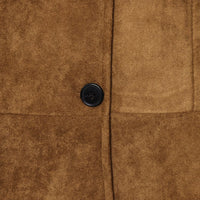 Womens Crew-Neck Long-Sleeve A-Line Hem Jacket Coat