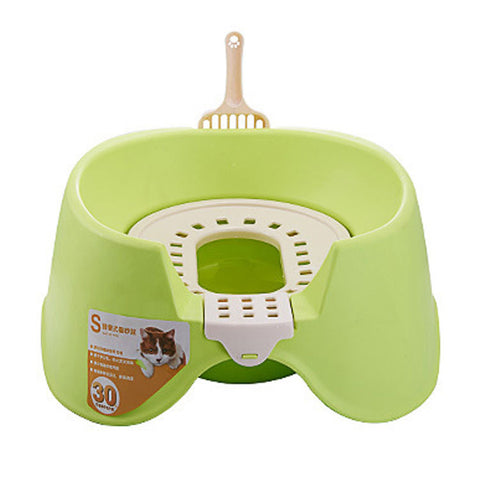 Spillproof Cat Litter Pan Semi-Enclosed Oversize Cat Toilet - Premium Best Pet Care Deal | Everyday Home Deal