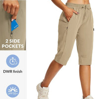 Multi-Pocket Lightweight Quick-Drying Cropped Sports Shorts