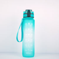 1000ml Transparent Kawaii Water Bottle with Infuser | BPA-Free Sports Flask | Everyday Home Deal