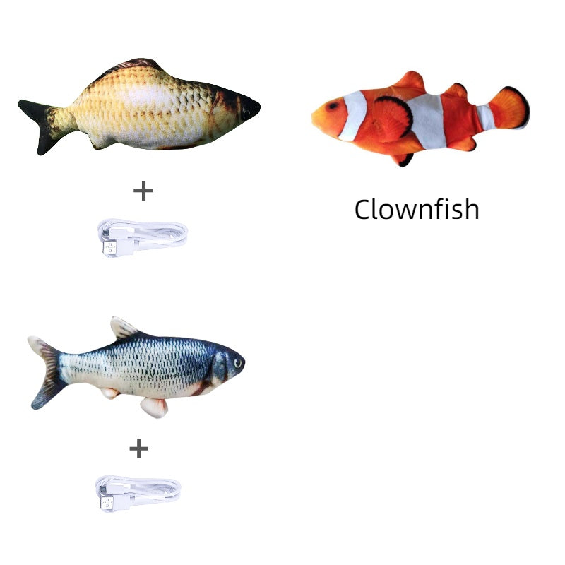 Without Cat Nip Version - Electric Jumping Fish Simulation Electric Fish Toy | Everyday Home Deal