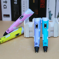 3D print pen 3D pen two generation graffiti 3D stereoscopic paintbrush children puzzle painting toys
