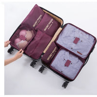 Durable Waterproof Nylon Packing Cube Travel Organizer Bag