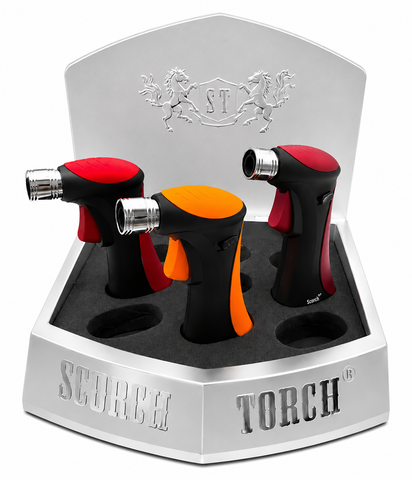 Scorch Torch 61551 Single Flame Butane Torch Lighter Mixed Colors | Everyday Home Deal