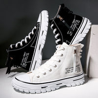 Men's Premium Autumn Korean Classic High-Top Canvas Board Shoes — Premium Footwear Deal | Everyday Home Deal