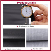 50cm137cm Vinyl Marine Fabric Waterproof Leather Material Thick Upholstery Faux Leather Sheets Anti-UV For Car Furniture Sofa Boat Replacement
