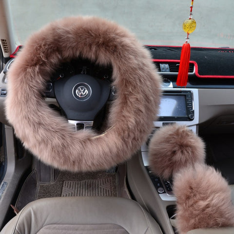 Wool Steering Wheel Cover - Best Premium Deal | Everyday Home Deal