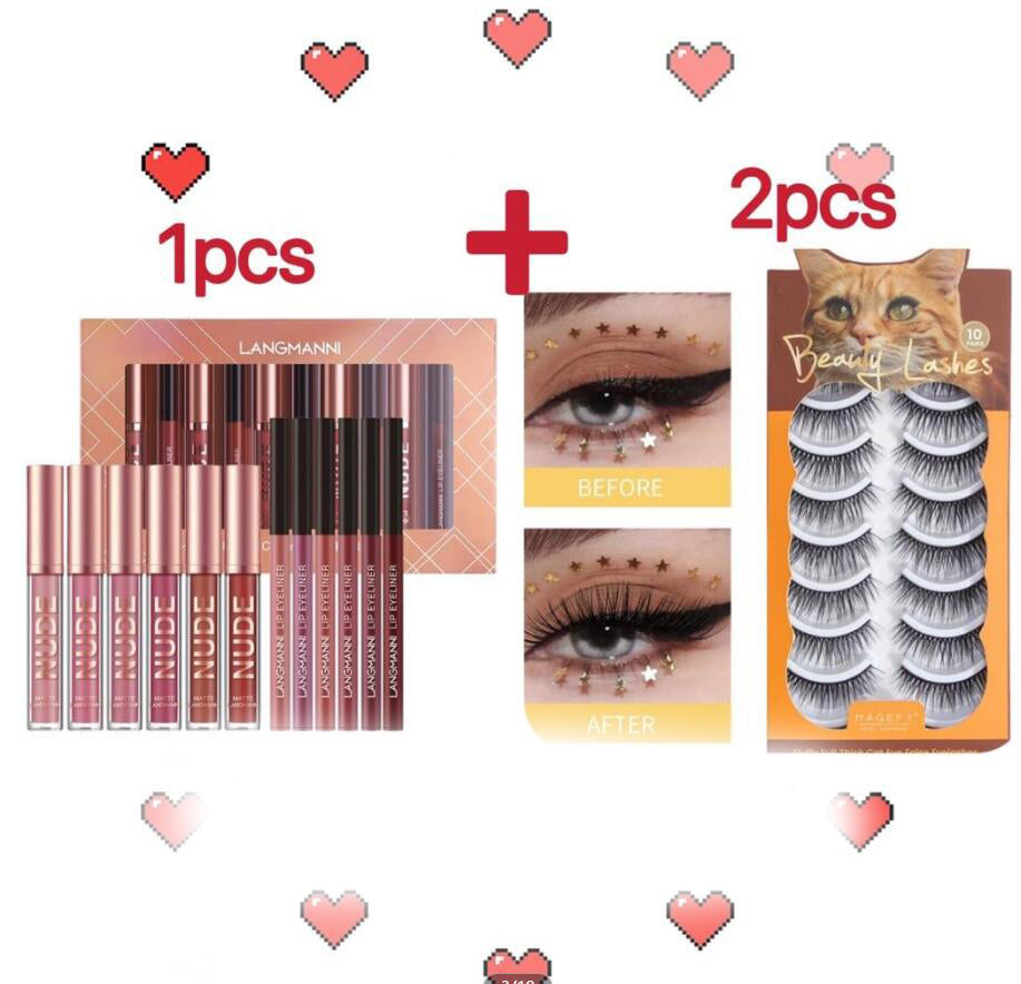Lip Liner And Lipstick Makeup 12 Pcs Set 6 Matte Lipstick 6 Lip Liner Pens Waterproof Long Lasting Matte Lipstick Beauty Cosmetics Makeup Gift For Girls Lipstick Set | Everyday Home Deal