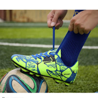36-45 Football Shoes Sneakers Men Women,Low Top Spike Cleats Football Boots Youth Kids,Soccer Athletics Training Shoes Boys Girls,Unisex