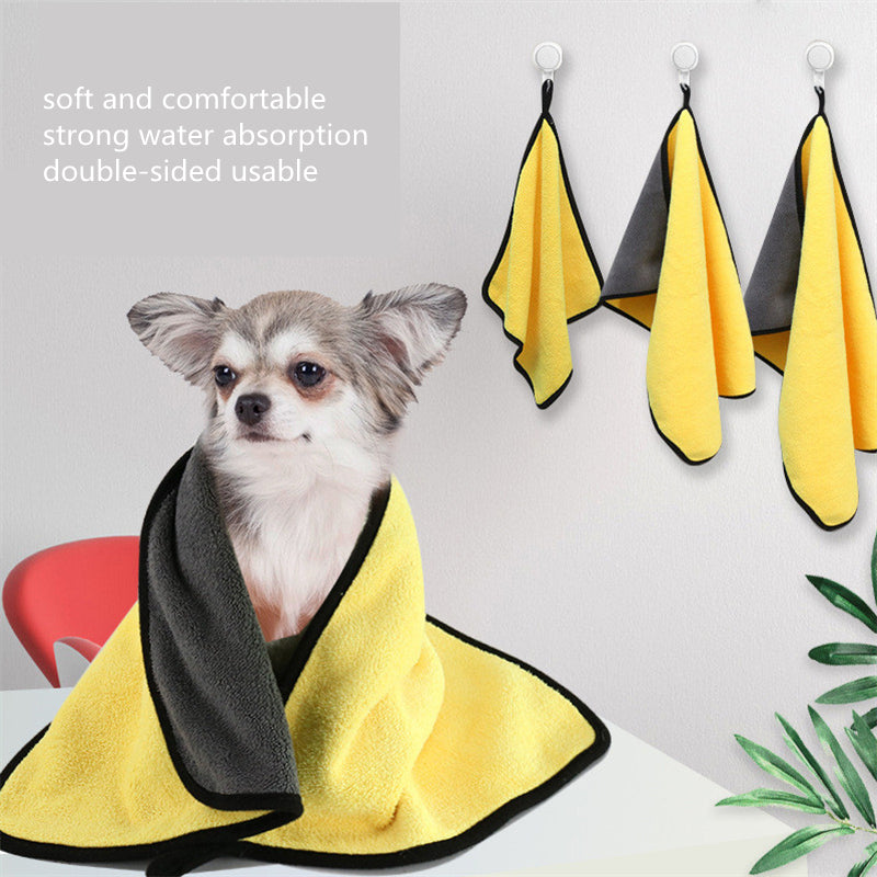 Pet Absorbent Towel Multi-size High Quality Pet Bath Towel | Everyday Home Deal