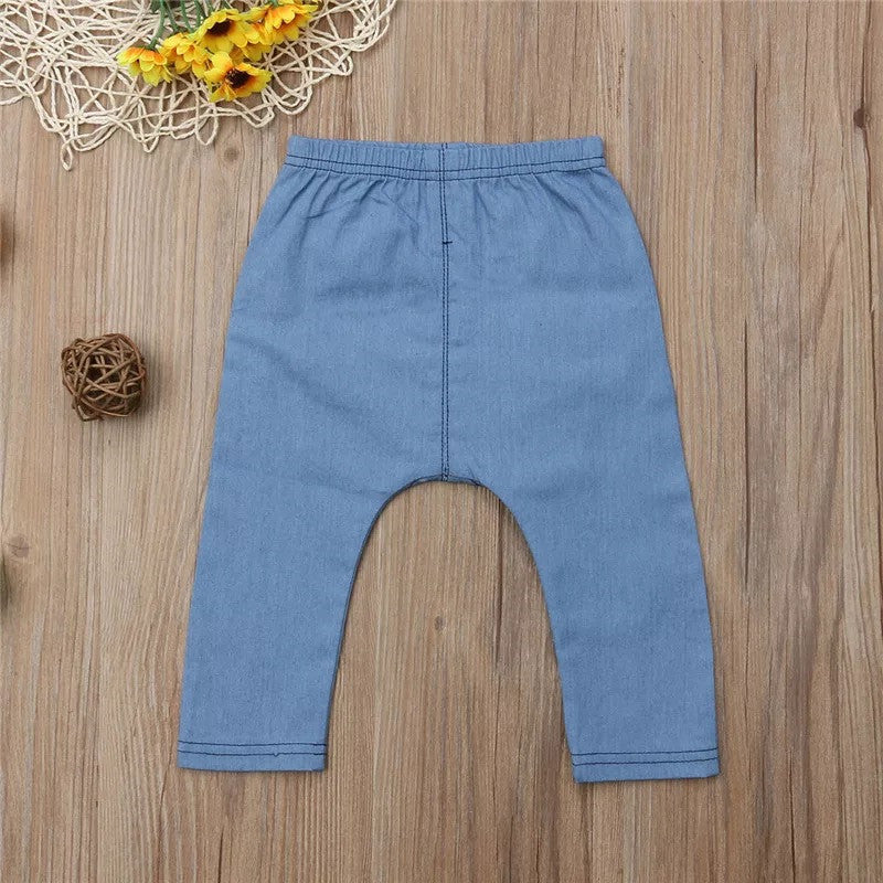 Infant & Toddler Unisex Soft-Wash Denim Casual Jeans — Premium Kids' Fashion Deal | Everyday Home Deal