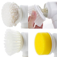 5-in-1 Electric Cleaning Brush | Bathtub & Home Scrubber | Everyday Home Deal