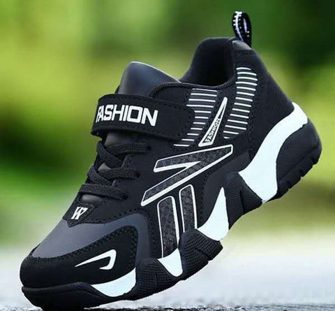 Kids' Premium Anti-Slippery Leather Sports Sneakers — Premium Footwear Deal | Everyday Home Deal