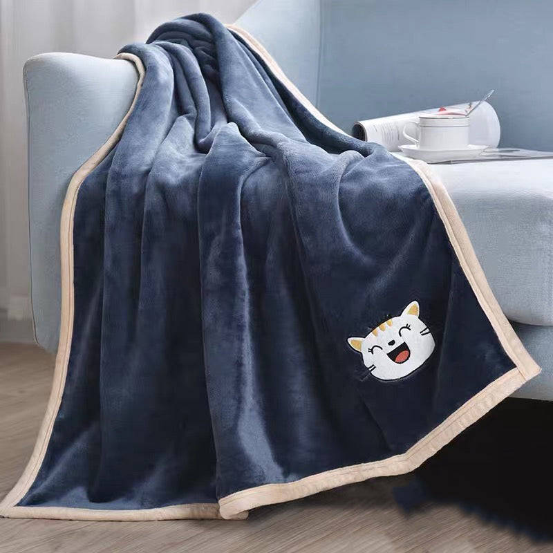 Blanket Pet Quilt Fall Winter Pet Thicken Blanket Warm Flannel Sleeping Blanket | Everyday Home Deal