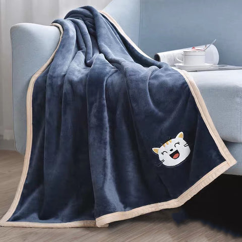 Blanket Pet Quilt Fall Winter Pet Thicken Blanket Warm Flannel Sleeping Blanket | Everyday Home Deal