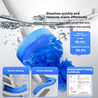 Disposable Toilet Cleaning System designed to make toilet cleaning quicker, simpler, and less messy — with no dirty brush to store after you're finished.