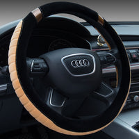 Steering wheel short plush car handle