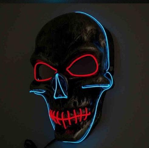Halloween Led Glowing Full Face Mask | Everyday Home Deal