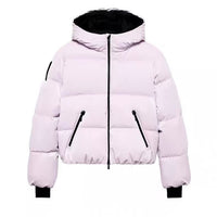 New Multi-color Ski Quilted Hooded Puffer Jacket