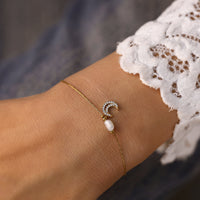 Instagram-style Natural Freshwater Pearl Bracelet For Women