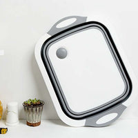 Folding Cutting Board with Washing Basket | Multifunction Kitchen Prep Tool | Everyday Home Deal