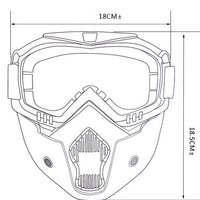 Factory direct tactical goggles riding bike cover outdoor special goggles for motorcycle helmet