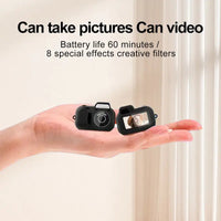 Key Chain Mini Camera -Micro Video Camera With 32GB SD Card & Card Reader, Mini DV DVR Camcorder 1080P, Pocket Wearable, Small Video Camera, For Students Kids