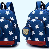A small bear nursery school bag double shoulder bag