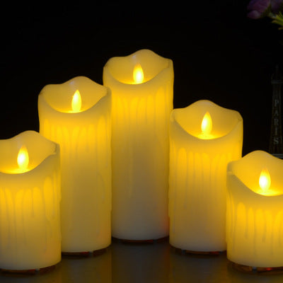 Real Wax Flameless Candles — 3-Piece Set
