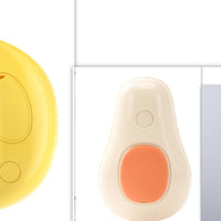 Steamy Cat Brush Cat Dog Grooming Comb Electric Self Cleaning Steam Cat Brush For Massage Avocado Shape Pet Spray Cat Grooming