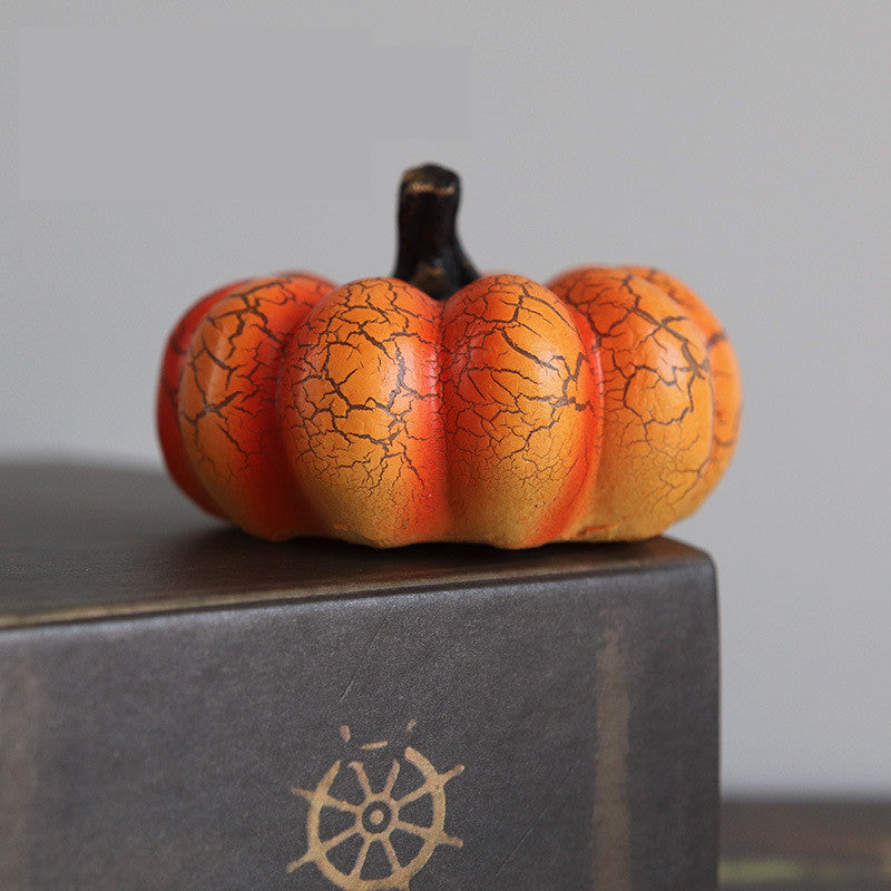 New Halloween Pumpkin Lantern Simulation Pumpkin LED Candle Lamp Resin Luminous Pumpkin | Everyday Home Deal