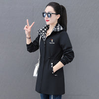 Womens Fashionable Loose-fit Oversized Hooded Jacket