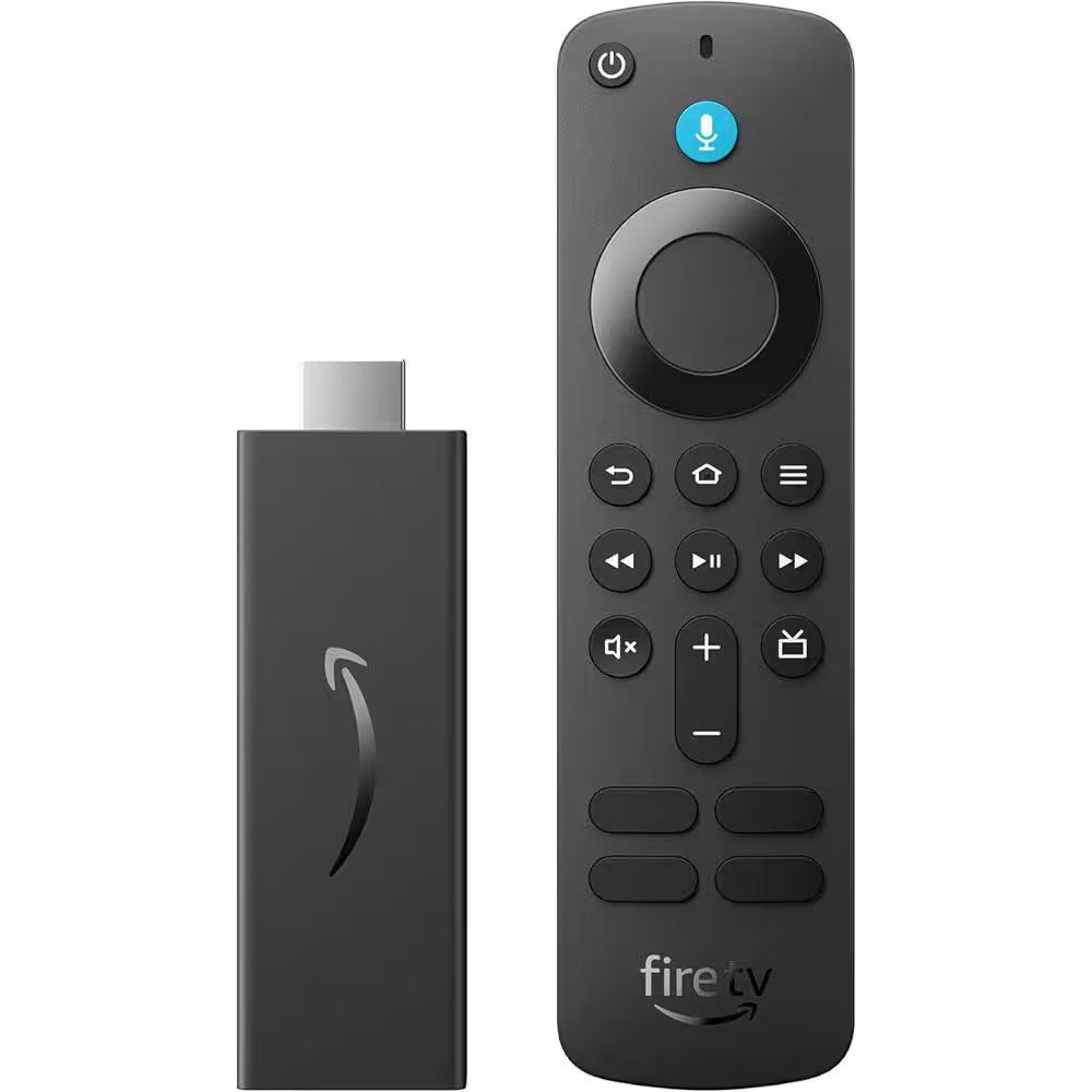Fire TV Stick HD, Free and Live TV, Alexa Voice Remote, Smart Home Controls, HD Streaming - Black