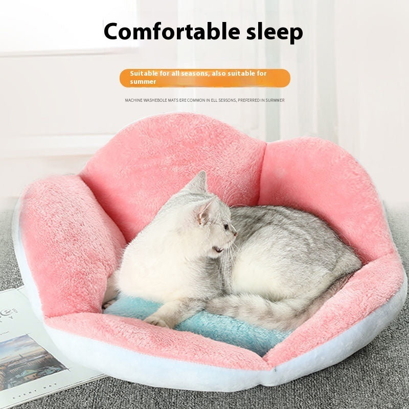 Internet Celebrity Dog's Paw Cat Nest Dog Bed Four Seasons Universal Pet Warm | Everyday Home Deal