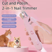 2-in-1 LED Pet Nail Clipper – Safe & Easy Grooming for Dogs & Cats