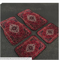 Vintage Bohemian Style Car Floor Mat Carpet