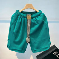 Waffle-Weave Casual Shorts For Men