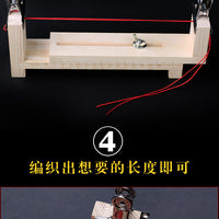 Hand Braiding Rack – Wooden Bracelet