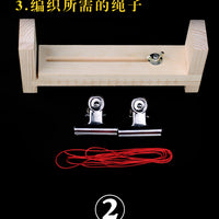 Hand Braiding Rack – Wooden Bracelet