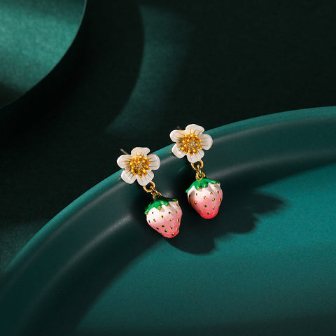 Strawberry Earrings - Premium Best Jewelry Deal | Everyday Home Deal