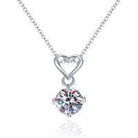 Moissanite Heart Necklace - Best Jewelry Deal | Everyday Home Deal