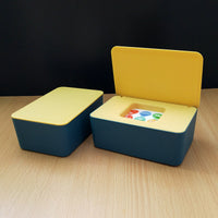 Box Lid Paper Face Mask – Storage Household Dust-proof