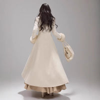 Cinched-waist Double-faced Wool Coat For A Princess